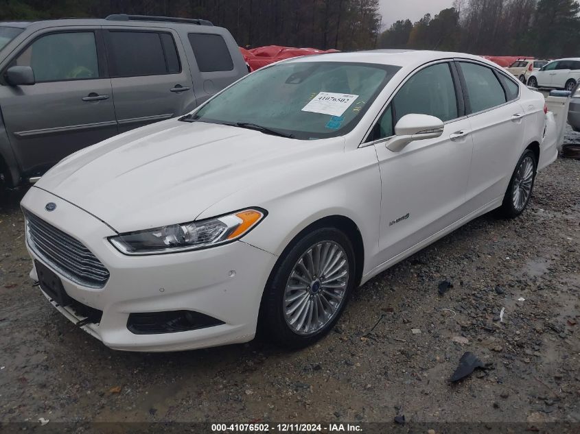 VIN 3FA6P0RU9DR355918 2013 FORD FUSION HYBRID no.2