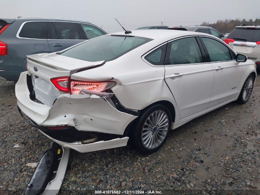 VIN 3FA6P0RU9DR355918 2013 FORD FUSION HYBRID no.4