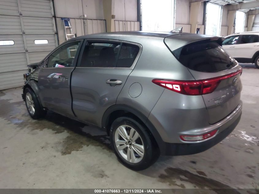 VIN KNDPM3AC1H7111818 2017 KIA Sportage, LX no.3