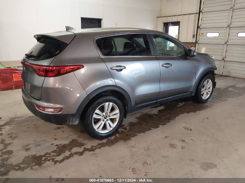 VIN KNDPM3AC1H7111818 2017 KIA Sportage, LX no.4