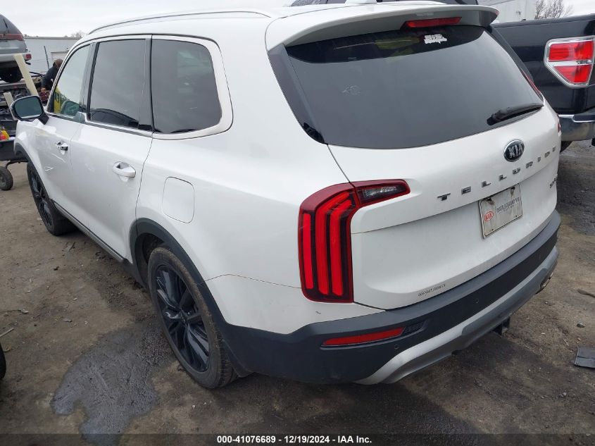 VIN 5XYP54HC9LG093816 2020 KIA Telluride, SX no.3