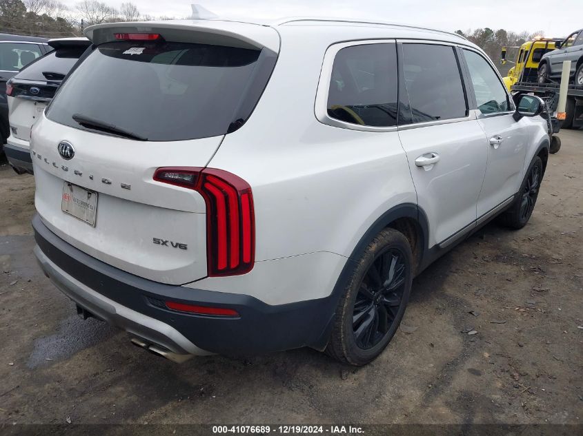 VIN 5XYP54HC9LG093816 2020 KIA Telluride, SX no.4