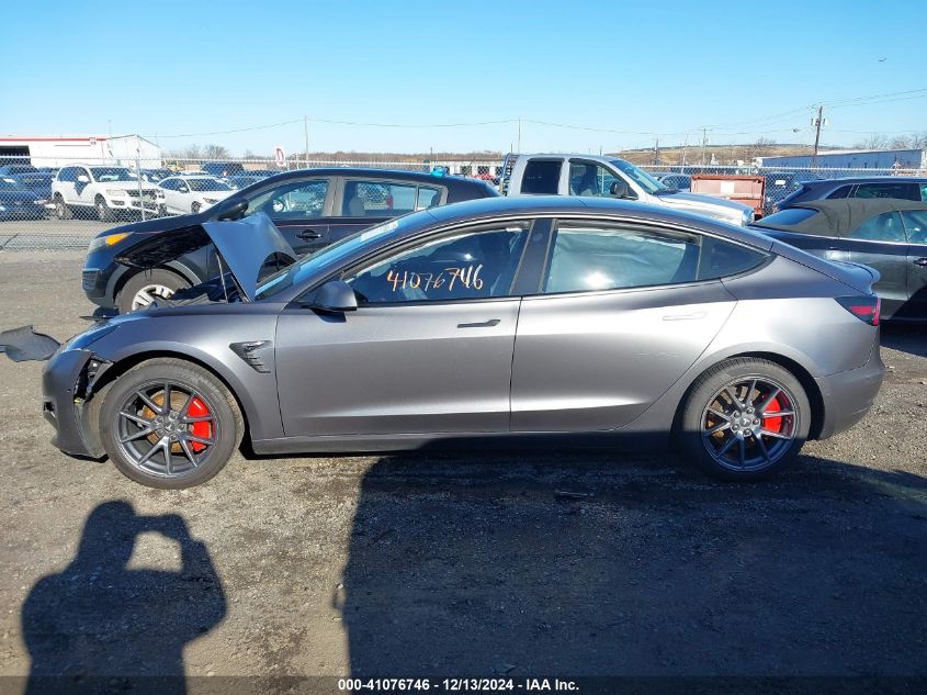 2021 Tesla Model 3 Standard Range Plus Rear-Wheel Drive VIN: 5YJ3E1EA9MF915135 Lot: 41076746