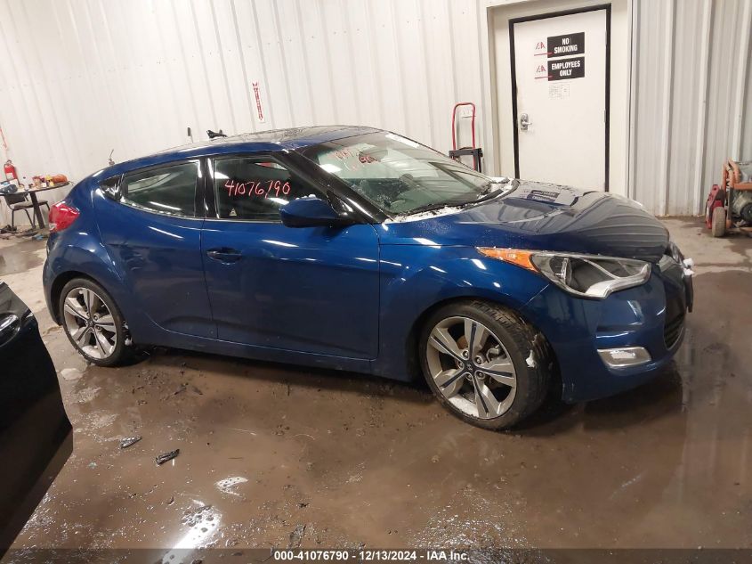 2017 Hyundai Veloster Value Edition VIN: KMHTC6AD6HU317886 Lot: 41076790