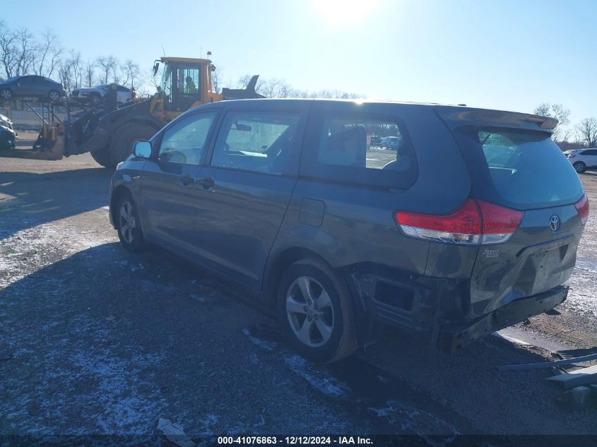 VIN 5TDZK3DC7ES514505 2014 Toyota Sienna, L V6 7 Pa... no.3