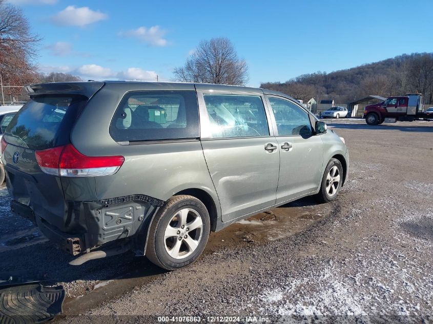 VIN 5TDZK3DC7ES514505 2014 Toyota Sienna, L V6 7 Pa... no.4