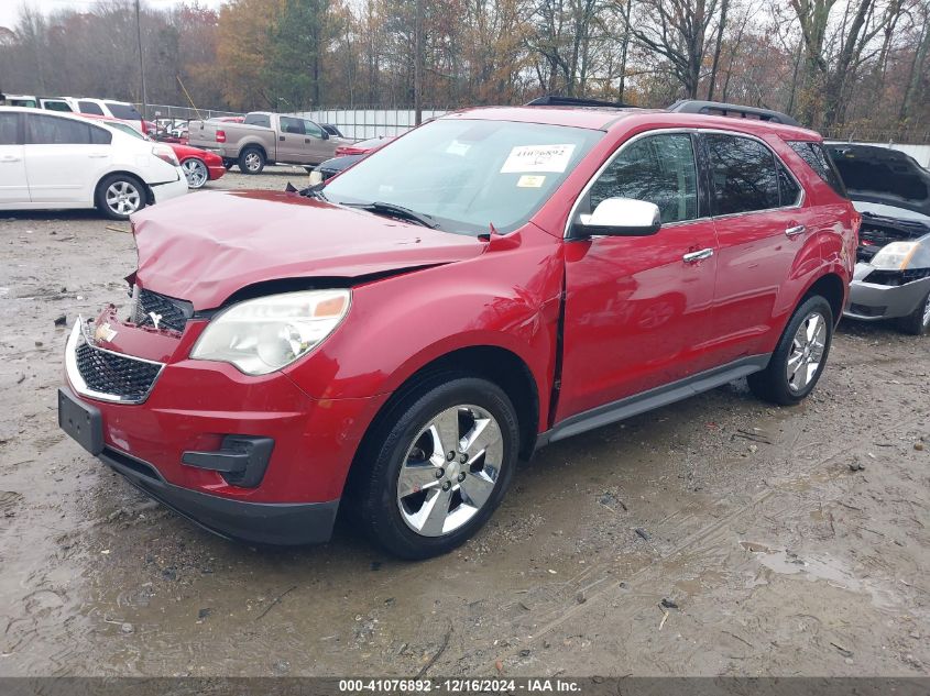 VIN 2GNFLBE39E6374645 2014 Chevrolet Equinox, 1LT no.2