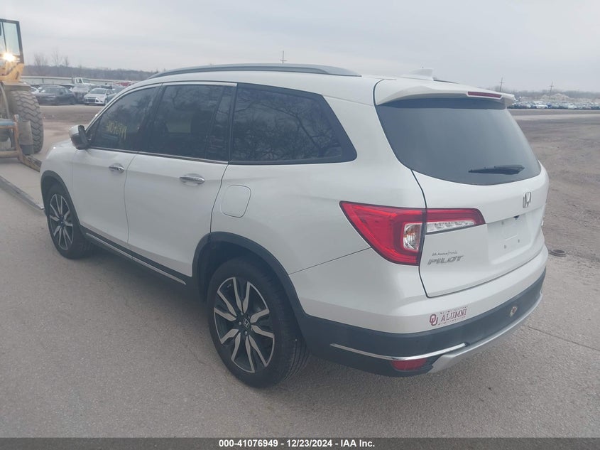 Vin: 5fnyf6h61mb021895, lot: 41567041, honda pilot awd touring 7 passenger 20213