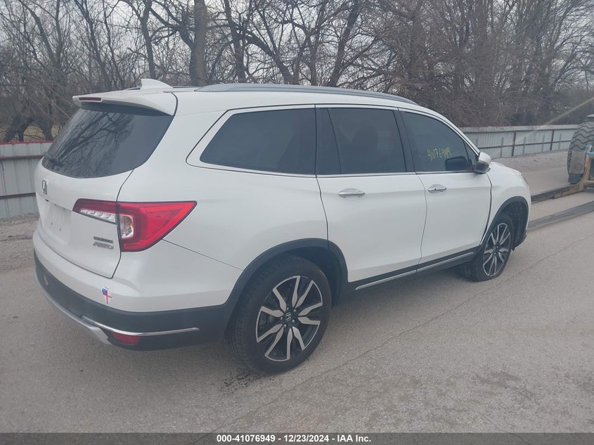 Vin: 5fnyf6h61mb021895, lot: 41567041, honda pilot awd touring 7 passenger 20214