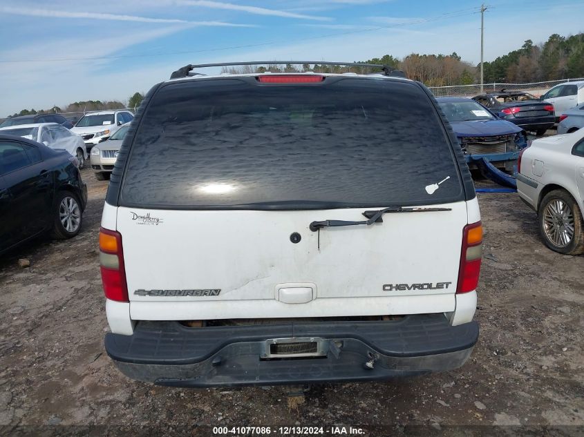 2002 Chevrolet Suburban 1500 Lt VIN: 1GNFK16Z42J305909 Lot: 41077086