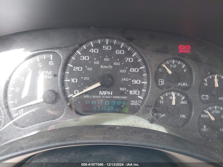 2002 Chevrolet Suburban 1500 Lt VIN: 1GNFK16Z42J305909 Lot: 41077086