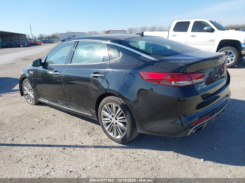 Vin: 5xxgv4l23jg190509, lot: 41567255, kia optima sx turbo 20183