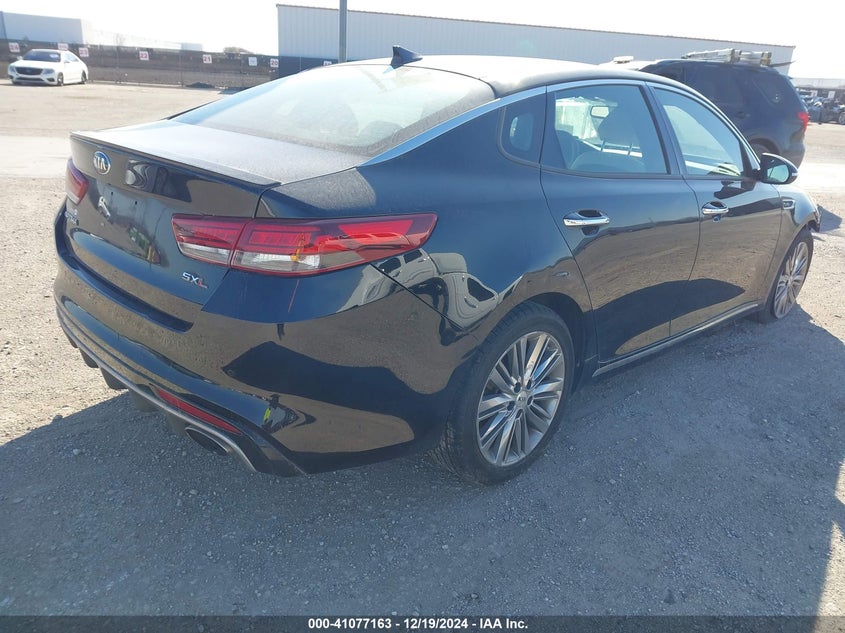 Vin: 5xxgv4l23jg190509, lot: 41567255, kia optima sx turbo 20184