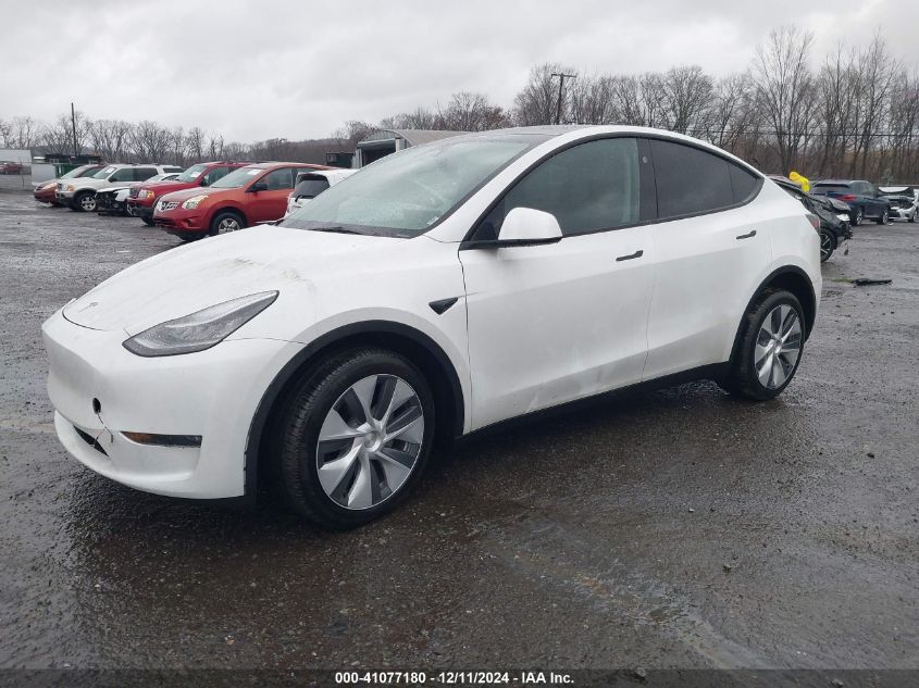 2023 TESLA MODEL Y AWD/LONG RANGE DUAL MOTOR ALL-WHEEL DRIVE - 7SAYGDEE0PA144654