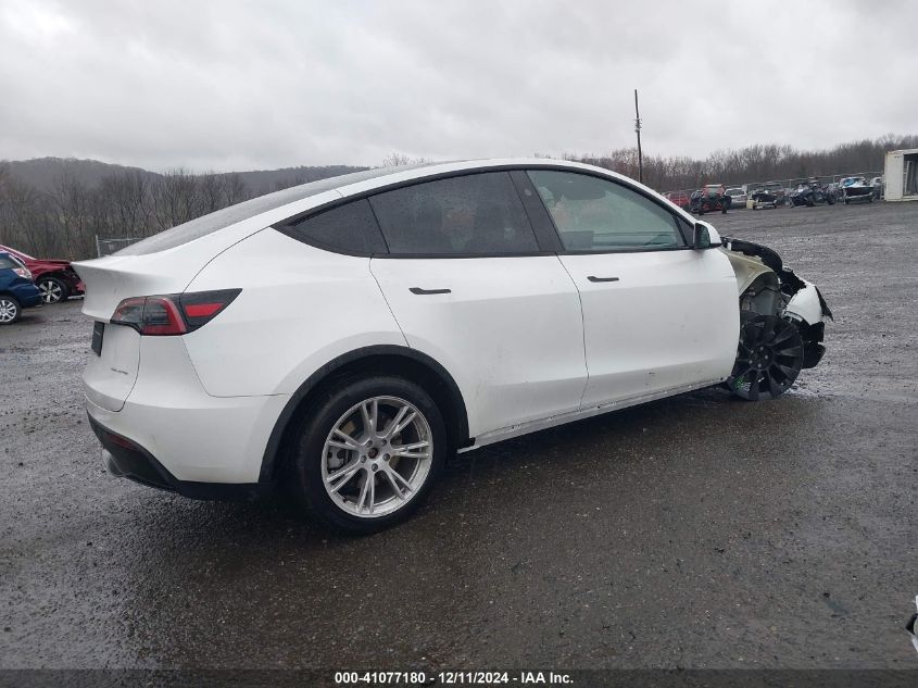 VIN 7SAYGDEE0PA144654 2023 Tesla Model Y, Awd/Long... no.4