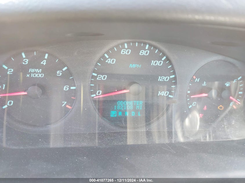 2012 CHEVROLET IMPALA VIN: 2G1WA5E37C1178805