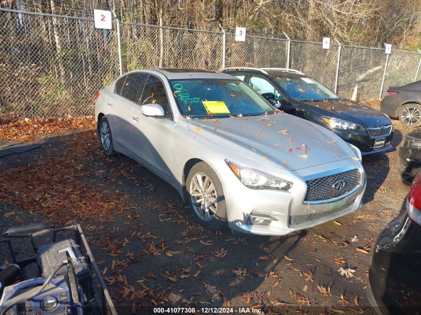 VIN JN1EV7ARXHM832420 2017 INFINITI Q50 no.1