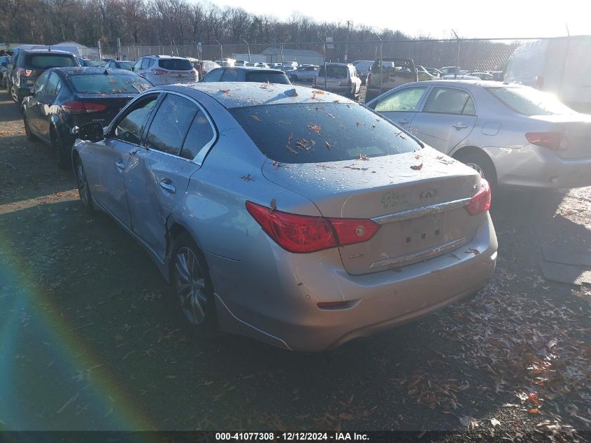 VIN JN1EV7ARXHM832420 2017 INFINITI Q50 no.3