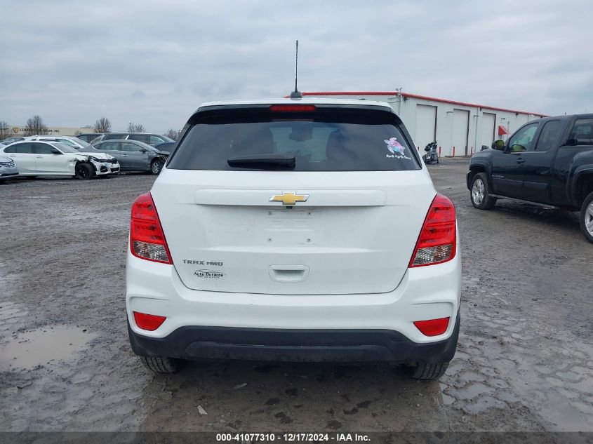 2020 Chevrolet Trax Awd Ls VIN: KL7CJNSB7LB337356 Lot: 41077310