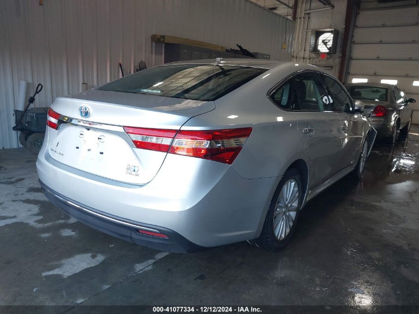 VIN 4T1BD1EB3EU019263 2014 TOYOTA AVALON HYBRID no.4