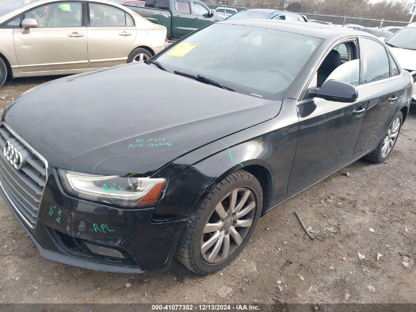 2013 AUDI A4 2.0T PREMIUM - WAUBFAFL1DN004689