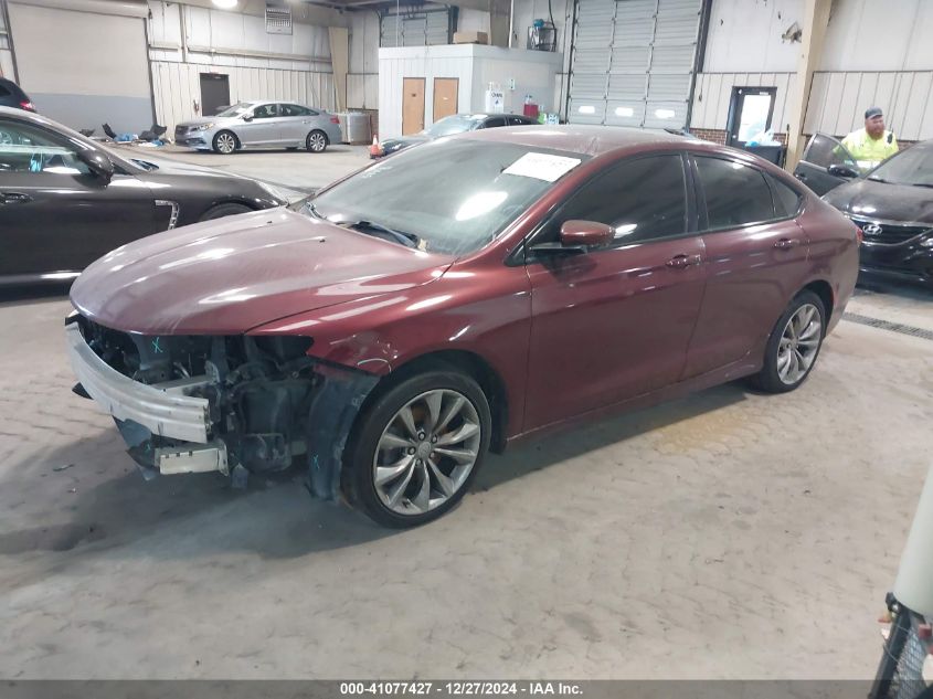 VIN 1C3CCCBB3FN618420 2015 Chrysler 200, S no.2