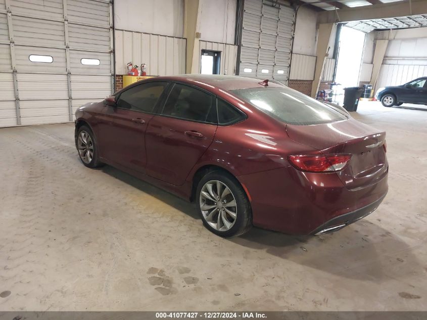 VIN 1C3CCCBB3FN618420 2015 Chrysler 200, S no.3