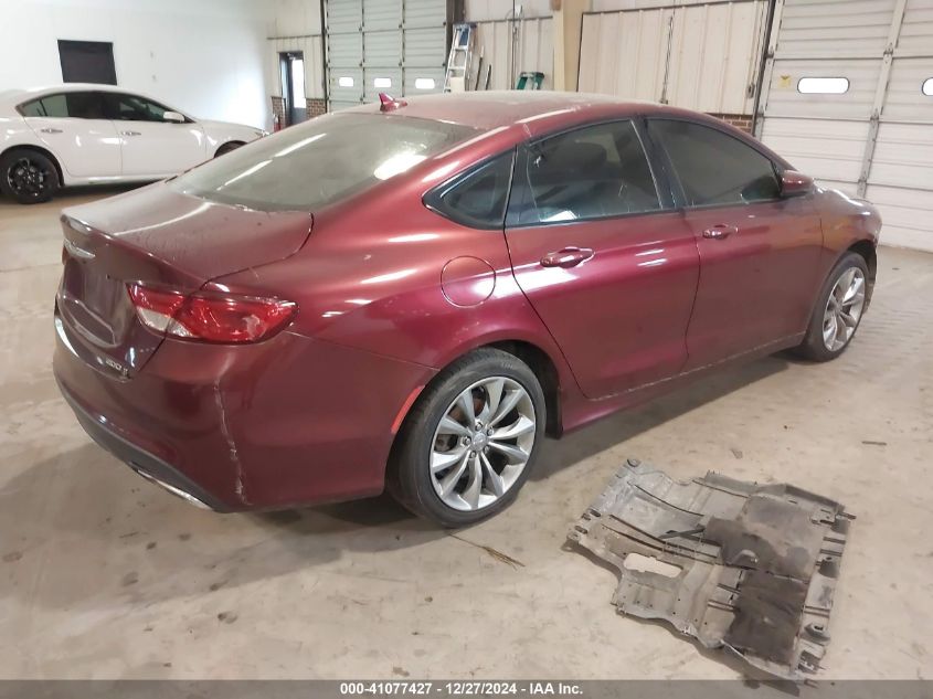 VIN 1C3CCCBB3FN618420 2015 Chrysler 200, S no.4