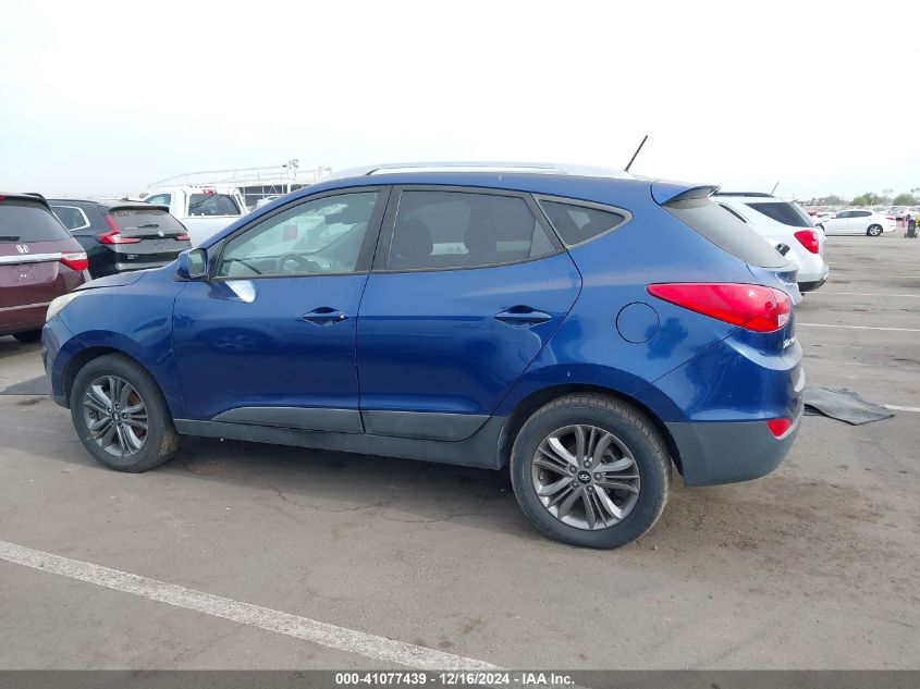 VIN KM8JU3AG3EU825693 2014 Hyundai Tucson, SE no.14