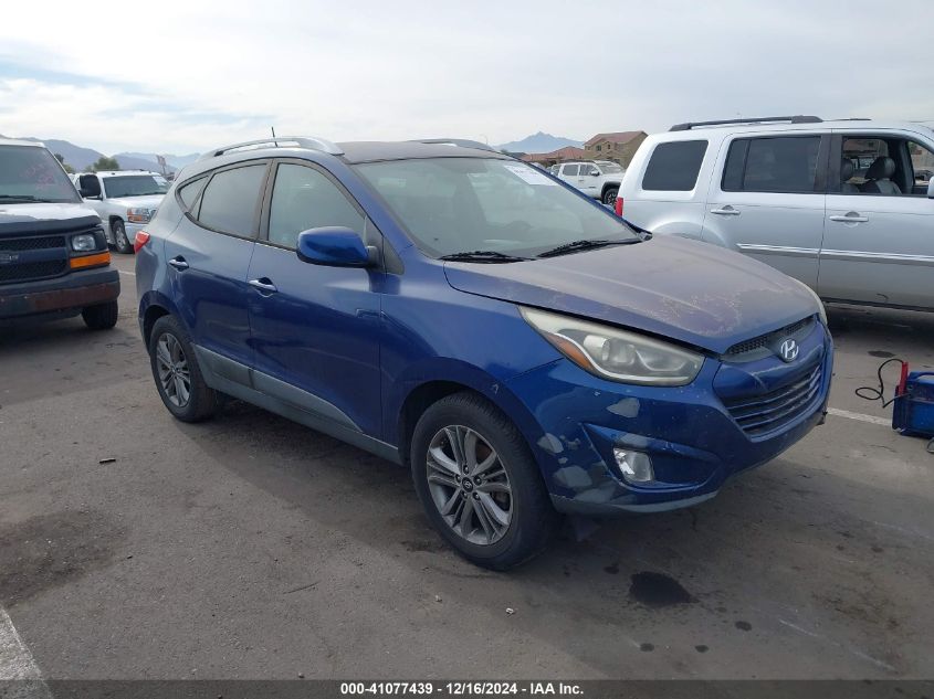 VIN KM8JU3AG3EU825693 2014 Hyundai Tucson, SE no.1