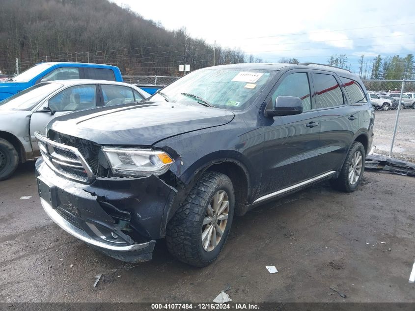 VIN 1C4RDJAG1EC391081 2014 Dodge Durango, Sxt no.2