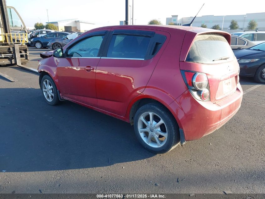 VIN 1G1JC6SB4D4163044 2013 Chevrolet Sonic, Lt Auto no.3