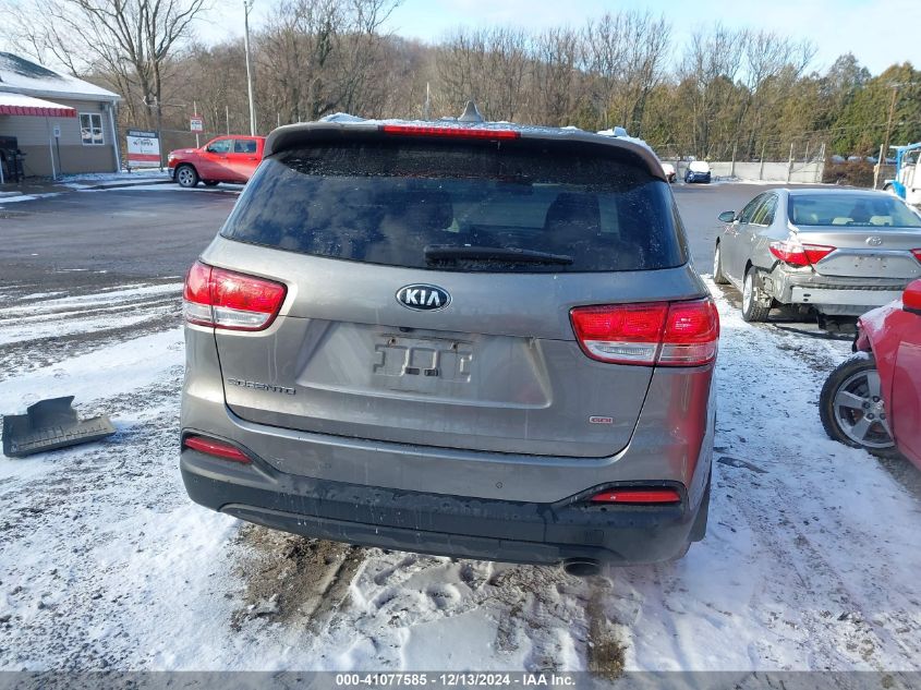 2016 Kia Sorento 2.4L Lx VIN: 5XYPGDA38GG138819 Lot: 41077585