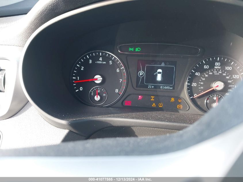 2016 Kia Sorento 2.4L Lx VIN: 5XYPGDA38GG138819 Lot: 41077585