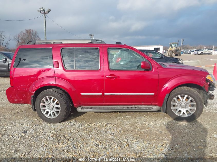 2010 Nissan Pathfinder Le VIN: 5N1AR1NB7AC621516 Lot: 41077618