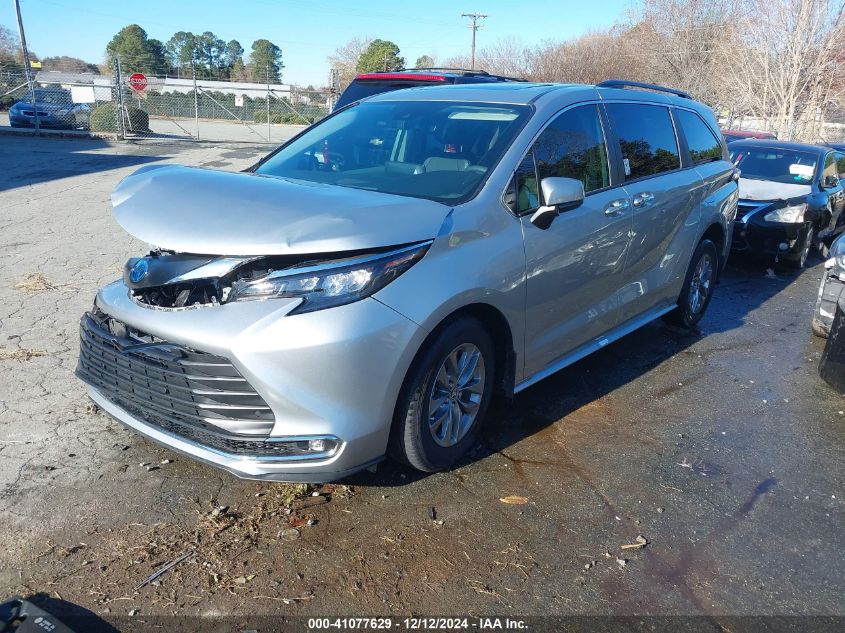 VIN 5TDYRKEC6RS204805 2024 Toyota Sienna, Xle no.2