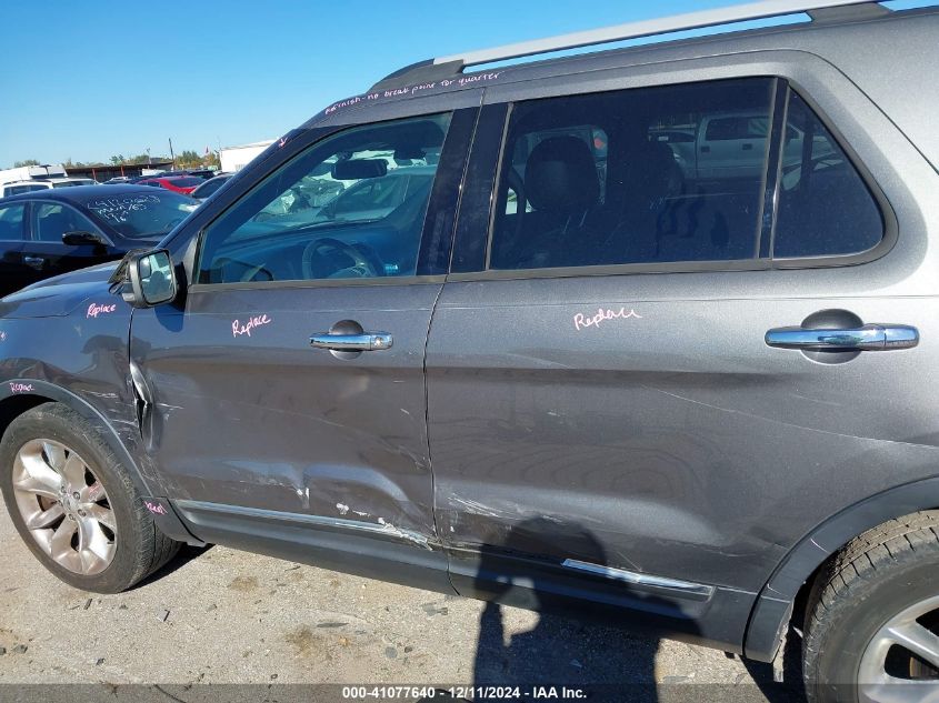 2014 Ford Explorer Xlt VIN: 1FM5K7D87EGA48761 Lot: 41077640