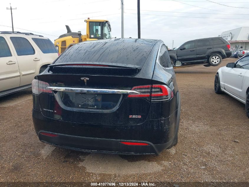 2016 Tesla Model X 75D/P100D/P90D VIN: 5YJXCBE46GFS00454 Lot: 41077696