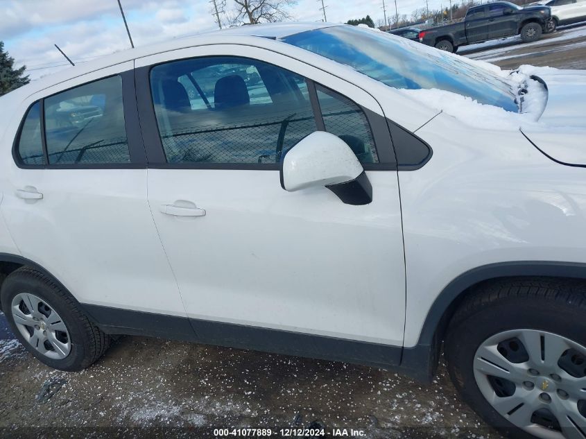 2018 Chevrolet Trax Ls VIN: 3GNCJKSB2JL388526 Lot: 41077889