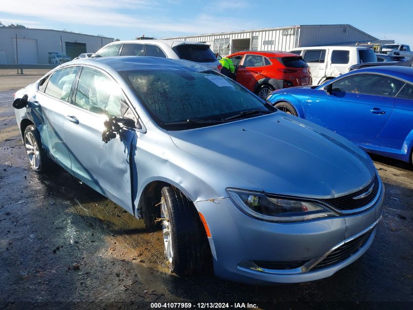 VIN 1C3CCCAB2FN675306 2015 Chrysler 200, Limited no.1