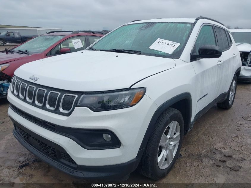 VIN 3C4NJCBB6NT140146 2022 Jeep Compass, Latitude Fwd no.2