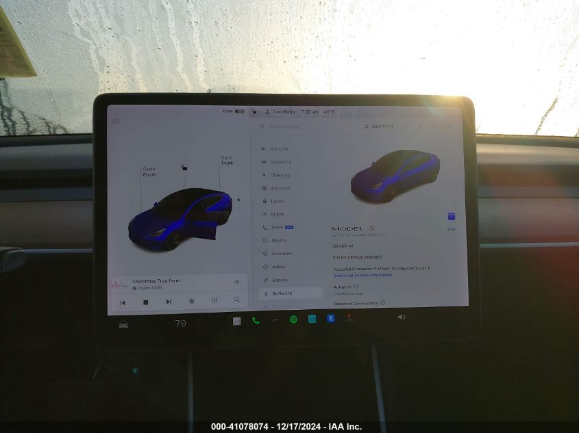 2020 TESLA MODEL 3 STANDARD RANGE PLUS REAR-WHEEL DRIVE/STANDARD RANGE REAR-WHEEL DRIVE - 5YJ3E1EA4LF643897