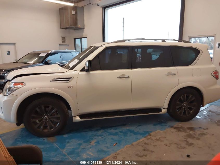 2019 Nissan Armada Platinum VIN: JN8AY2NF0K9352410 Lot: 41078139