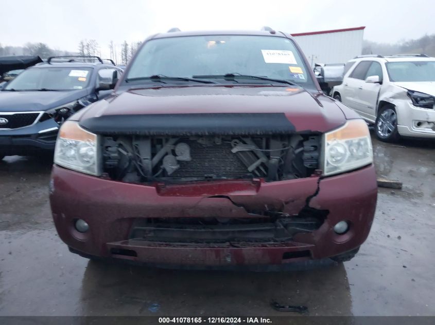 2010 Nissan Armada Se VIN: 5N1AA0NC4AN608351 Lot: 41078165