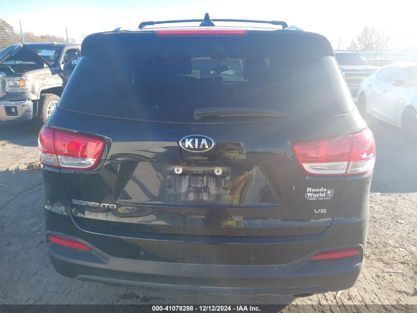 2017 Kia Sorento 3.3L Lx VIN: 5XYPG4A50HG287924 Lot: 41078288