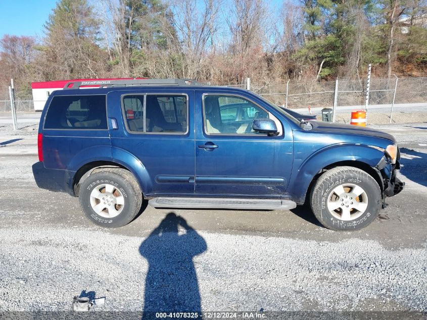 2006 Nissan Pathfinder Se VIN: 5N1AR18W56C626297 Lot: 41078325