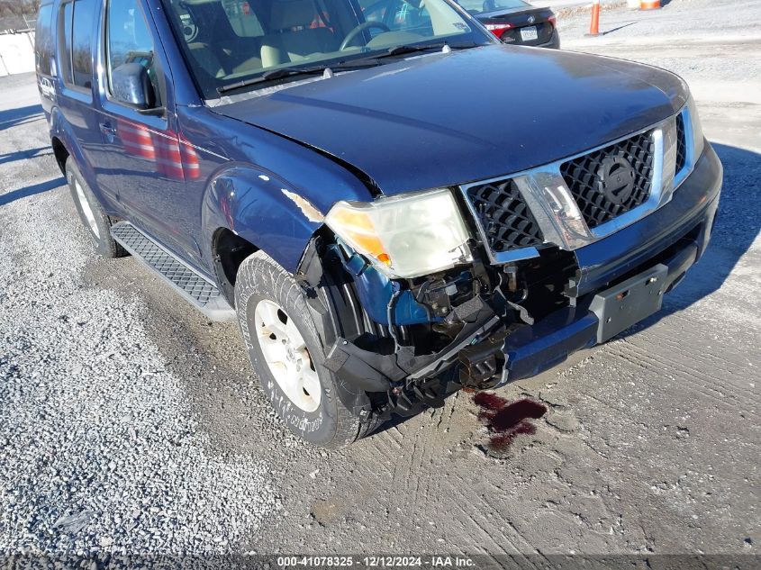 2006 Nissan Pathfinder Se VIN: 5N1AR18W56C626297 Lot: 41078325