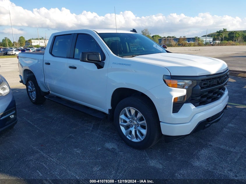 Vin: 3gcpabek6rg337685, lot: 41568480, chevrolet silverado 1500 2wd  short bed custom 2024 img_1