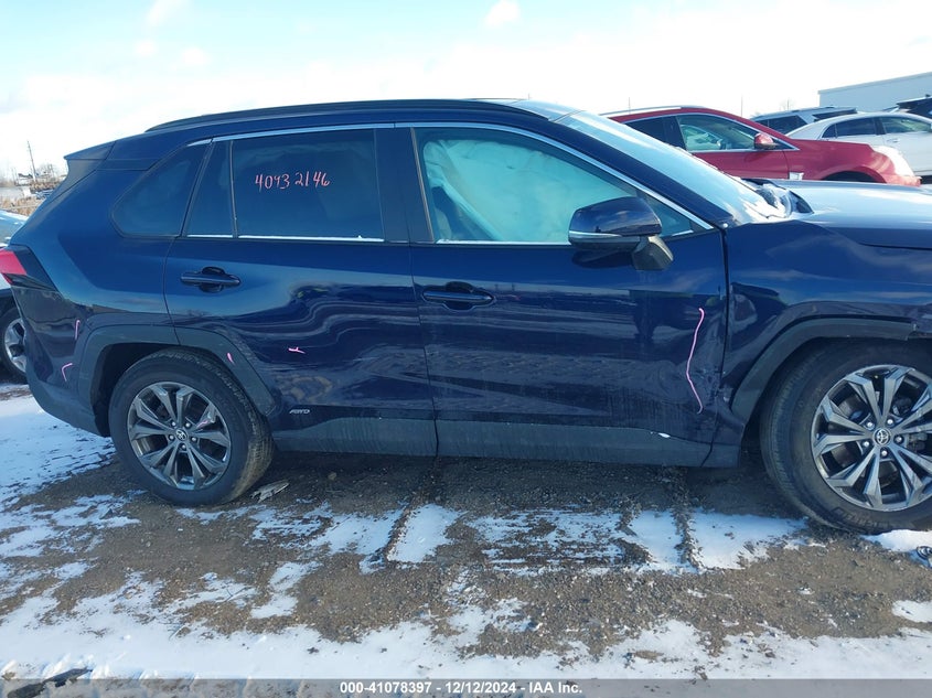 2022 TOYOTA RAV4 HYBRID VIN: 4T3B6RFV4NU078623