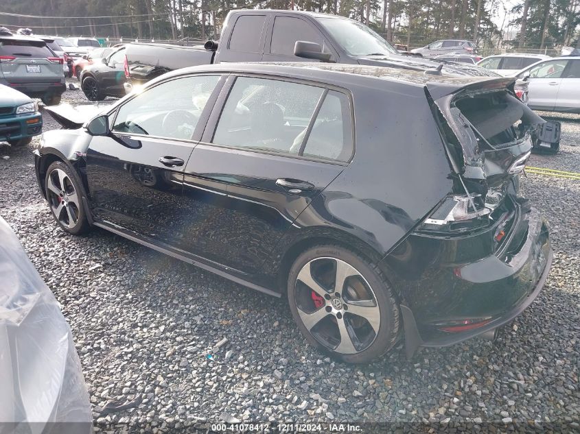 VIN 3VW447AU8GM039178 2016 VOLKSWAGEN GOLF GTI no.14